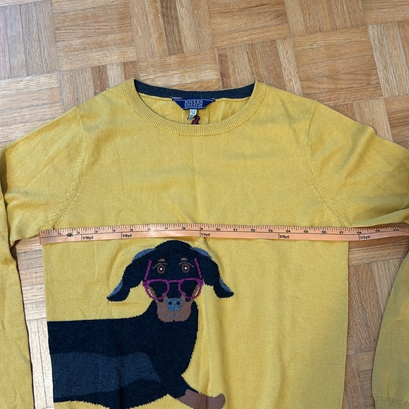 Joules Yellow Dog Print Sweater - Picture 2 of 14